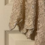 Laurence Kazar Formal Dress Cream Beige Pearl Bead Small Photo 3