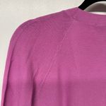 Talbots  Girlfriend Cardigan Button Up Dark Pink V Neck Sweater Size Small Photo 3