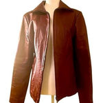 East 5th Vintage Burgundy Leather Jacket Photo 0