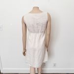 United Colors Of Benetton [] Cream Sleeveless Linen A-Line Mini Dress Sz Large L Photo 1