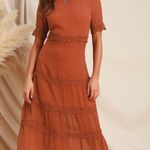 Lulus Rust Orange Dress Photo 0