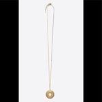 Saint Laurent  Guilloché Medallion Pendant Necklace in metal Photo 4