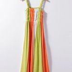 Davi & Dani Color Block Smocked Maxi Cami Dress Photo 1