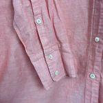 J.Crew | Pink/Light Red Linen Blend Buttondown Shirt sz 4 Photo 3