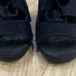 Black Tie Up Open Toe Heeled Shoes Size 37 Photo 2