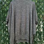 Gap Body Knit Oversized Cowl Neck Poncho Sweater in Marled Black - Medium/Large Photo 1