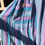 Urban Outfitters UO Betsey Linen Halter Blue Boho Midi Dress  S Photo 10