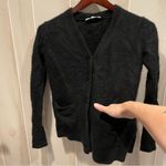 Everlane Cute black cashmere crop cardigan sweater pockets XS Photo 3