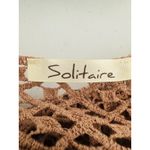 Solitaire Brown Boho Crochet Mesh Dress Coverup Size Large Boho Festival Hippie Photo 4