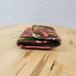 Vera Bradley Punicci Tri-Fold Wallet Womens 5" Quilted Fabric Retro Floral Soft Photo 3