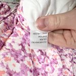 Petal and Pup Dress Women Size 2 Paige Purple Mini Flared Sleeve Floral Fit Flare Photo 3