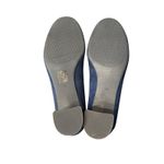 Tory Burch LAILA 50 Pumps Suede Grosgrain Royal Navy Blue Heels Shoes 9 Photo 8