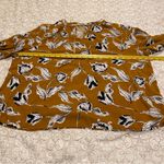 Any Body Women’s Puff Sleeve Blouse with Tie Front and 3/4 Sleeves Size XL Black Photo 5