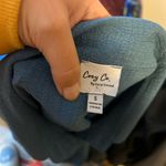 Cozy Casual  Blue Button Front Gauze Shirt Dress Photo 3