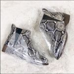 Madewell NEW IN BOX Carina Snakeskin Booties Photo 2