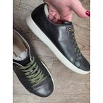 Cole Haan  Women's 9B Grand Crosscourt Sneakers Shoes Black Leather Green Laces Photo 7