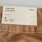 American Eagle NWT AE Stretch High-Waisted Kick Boot Corduroy Pant size 6 28W Photo 7