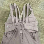 Lululemon Work Out Tank Top Size 6 Built In Bra Lilac Racer Back Photo 8