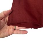 THE UPSIDE Logo Frill Muscle Tee Shirt Tank Maroon Ruffle Arrow Sleeveless 12 Red Photo 4