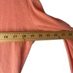 Col Story Y2k Large Peach Pink Button Deep V Neck Long Sleeve Thermal Cap Top Photo 7