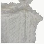 DÔEN Ari Eyelet Embroidered Button Front Organic Cotton Tank | Medium | Salt White Photo 11