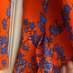 Charles Henry Womens Large Red Floral Kimono Wrap Dress Cocktail Travel Photo 4