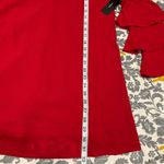 Lulus Lulu’s Red Button Collar Dress NWT Size S Photo 2