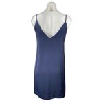 AQUA  Women's Blue Sleeveless V-neck Cami Camisole Mini Slip Tank Dress Size S Photo 1