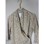 J. McLaughlin ‎ Panama Triangle Print Faux Wrap Dress Catalina Cloth Medium Photo 3