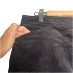 J. Crew‎ Womens Black Velvet Skirt Back Zip Lined Size 12 Preppy Minimal Pencil Photo 3
