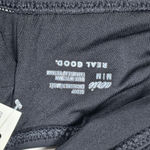 Aerie Real Good Scoop Bikini Top Black Size Medium M Swimsuit Bra Photo 4