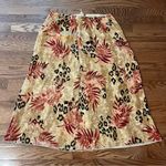 Talbots  Women's Gold and Red Skirt Size 8. Fully lined Photo 0