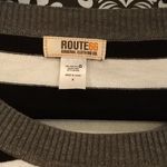 Route 66 Black & white striped sweater  sz S Photo 2