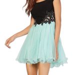 Blondie Nites short prom dress, rhinestone cutout pettiicoat tulle skirt Photo 11