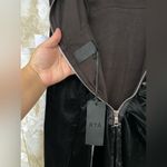 RTA Isabella vinyl minidress size Large Black Photo 10