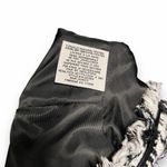 Walter Baker  Women Baca Jacket Size L Beige Tweed Fringe Trim Faux Leather Photo 5