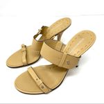 BCBGMAXAZRIA BCBG MAX AZARIA leather heel slides, 7.5 Photo 3