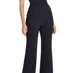 NWT Nadine Merabi Sabrina Sleeveless Wide Leg Black Jumpsuit US 12 Photo 0