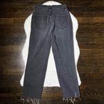 PacSun  Black Distressed High Rise Straight Black Jeans Photo 7