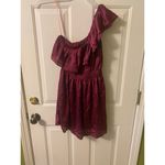 Body Central  Ruffle One-Shoulder Dress size Large Photo 5
