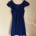 Francesca's miami Blue Eyelet Lace Skater Dress Y2K Coquette Girly Feminine Twee Photo 5