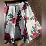 Dancing Queen Vintage  USA Tudor Rose-print pleated Western Cowgirl Skirt Sz XS Photo 3
