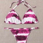 SheIn Tie Dye Bikini Set Photo 0