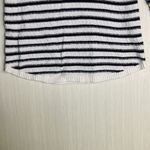 Loft  Women's‎ Sweater Sz S Black White Striped Long Sleeve Crew Neck Photo 3