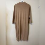 Wilfred  Free Zlata LONG Sweater Open Front Kimono Duster Camel Metallic Medium Photo 5