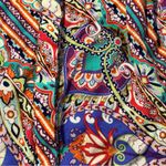 cupio  Multicolor Patterned Women's Sleeveless Blouse, Size Small Photo 1