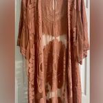 Style Apparel’s Stylish Rust Floral Kimono, Duster Cardigan. Size M Photo 6