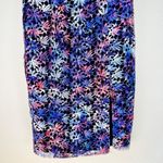 Paper Dolls NWT  Navy Printed Square Neck Lace Side Slit Dress size US 8 Photo 3