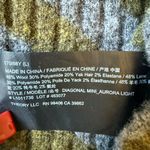 Theory ‎ Diagonal Stripe Mock Neck Knit Sweater Tunic Size Large Wool Blend Photo 6