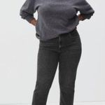 Everlane  The Curvy Cheeky Straight Jean Stretch Washed Black Size 30 Photo 1